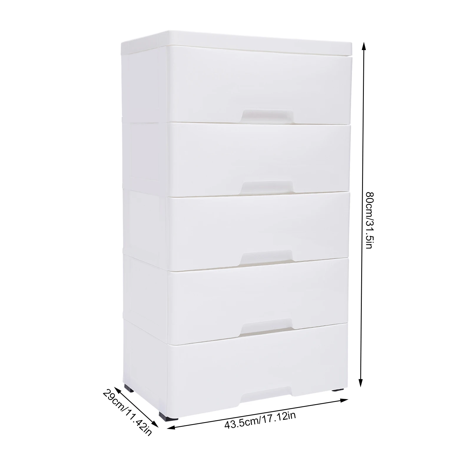 

Plastic Drawers Dresser Storage Cabinet, 5 Drawer Stackable Vertical Clothes Storage Tower, Bedroom Tall Small Chest Closet