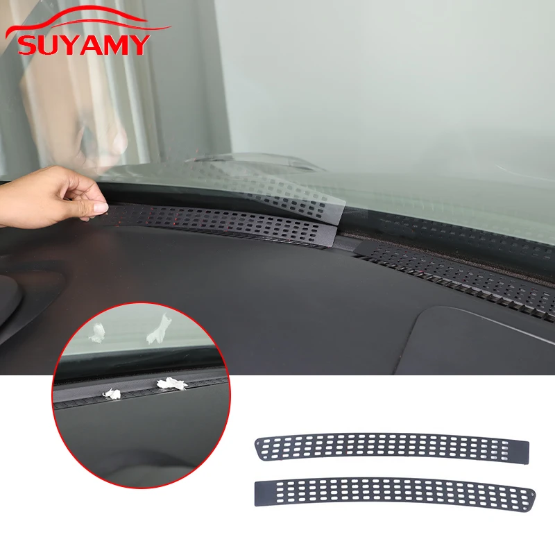 Car Dashboard Air Outlet Dustproof Net Panel Anti-Blocking Grille For 2011-2019 Nissan JUKE Infiniti ESQ Accessories