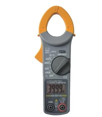 

KYORITSU KEW200 Digital Clamp Meter 200 (AC 400A/AC-DC 600V)