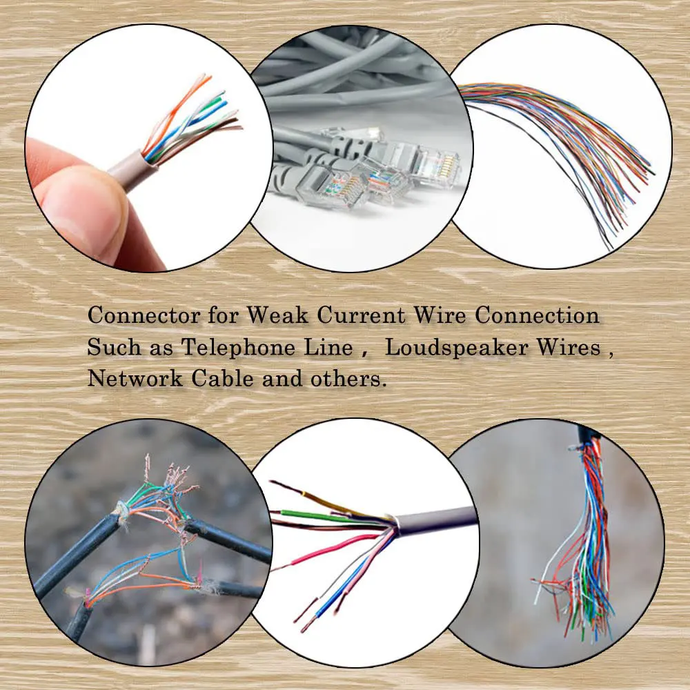 ZoeRax Conector Empalme RJ45 RJ11 UY2 - Kit Red Teléfono - imagen 3