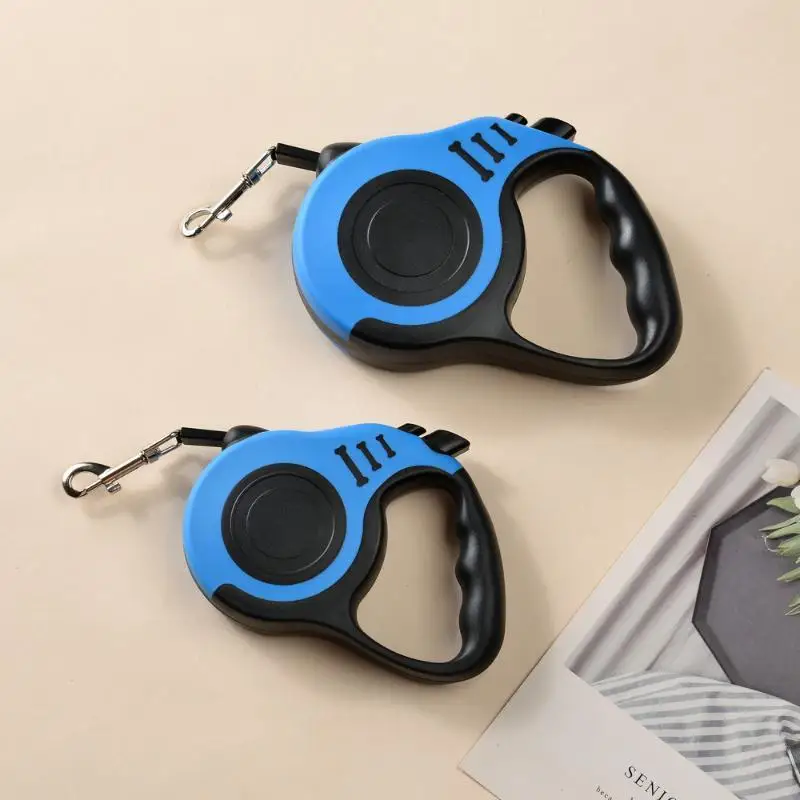 Automatic Retractable Dog Leash One Button Lock Anti Slip Handle Durable Rope For Walking Small Medium Pets