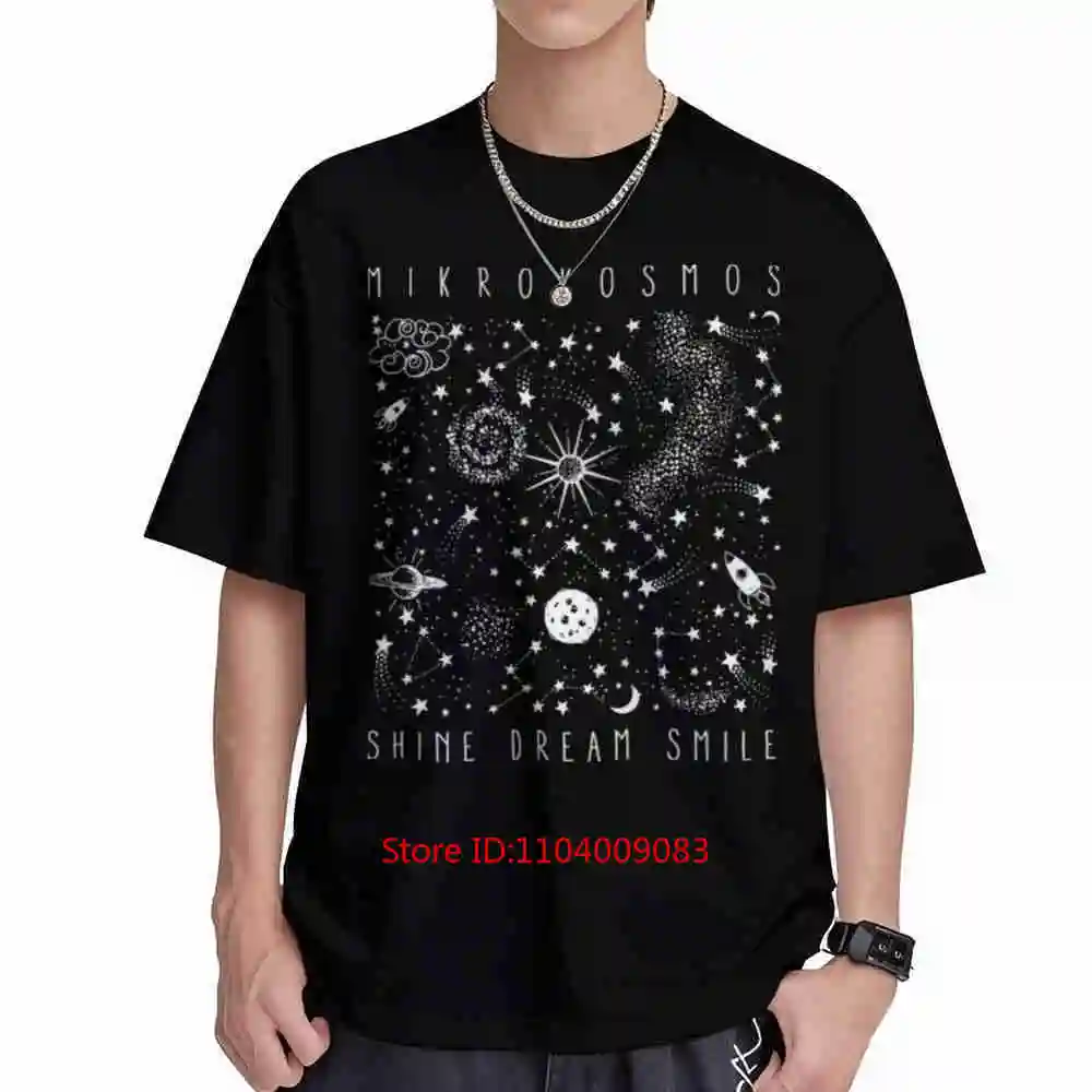 Mikrokosmos Sparkle Dreams Smiles Starlight Kpop Short Sleeve Tee 100% Cotton T-Shirt