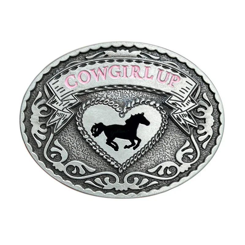 Cowgirl belt buckle Western style