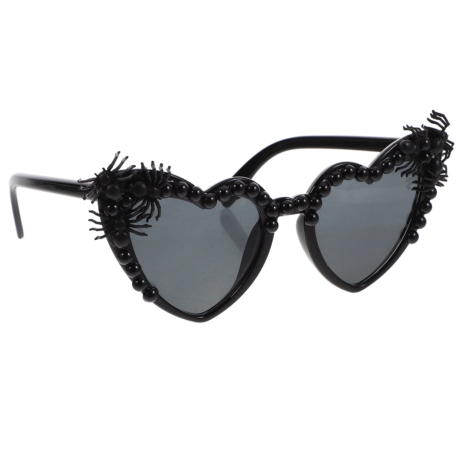 

Halloween Spider Glasses Heart Style Eyewear Party Decorative Sunglasses Halloween Costume Accessories Party Prank Glasses