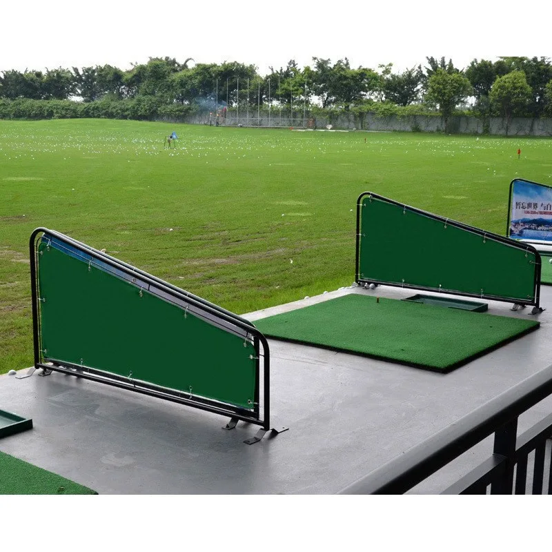 Divisor de golfe, grade divisória, trilhos, suprimentos para prática, divisores internos e externos