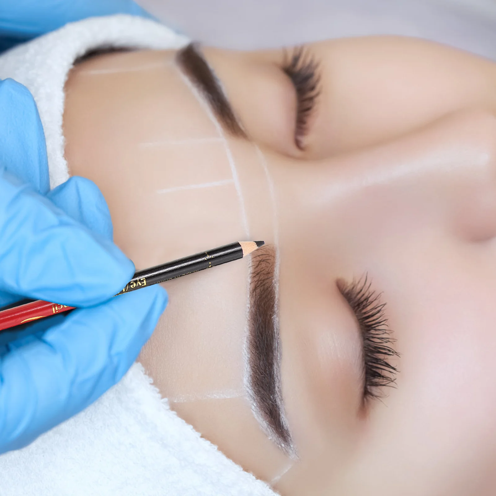 12 szt. Dwustronnych kredek do brwi, wodoodpornych, matowych kredek do ust i eyelinera, zestaw kredek do makijażu o wysokiej pigmentacji, akcesoria do modelowania oczu i ust.