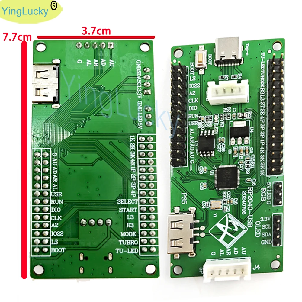 Joystick Hitbox Raspberry Pi PICO płytka rozwojowa kontroler Hitbox obsługuje Xbox One ps5 USB Zero Delay Arcade zestaw do majsterkowania