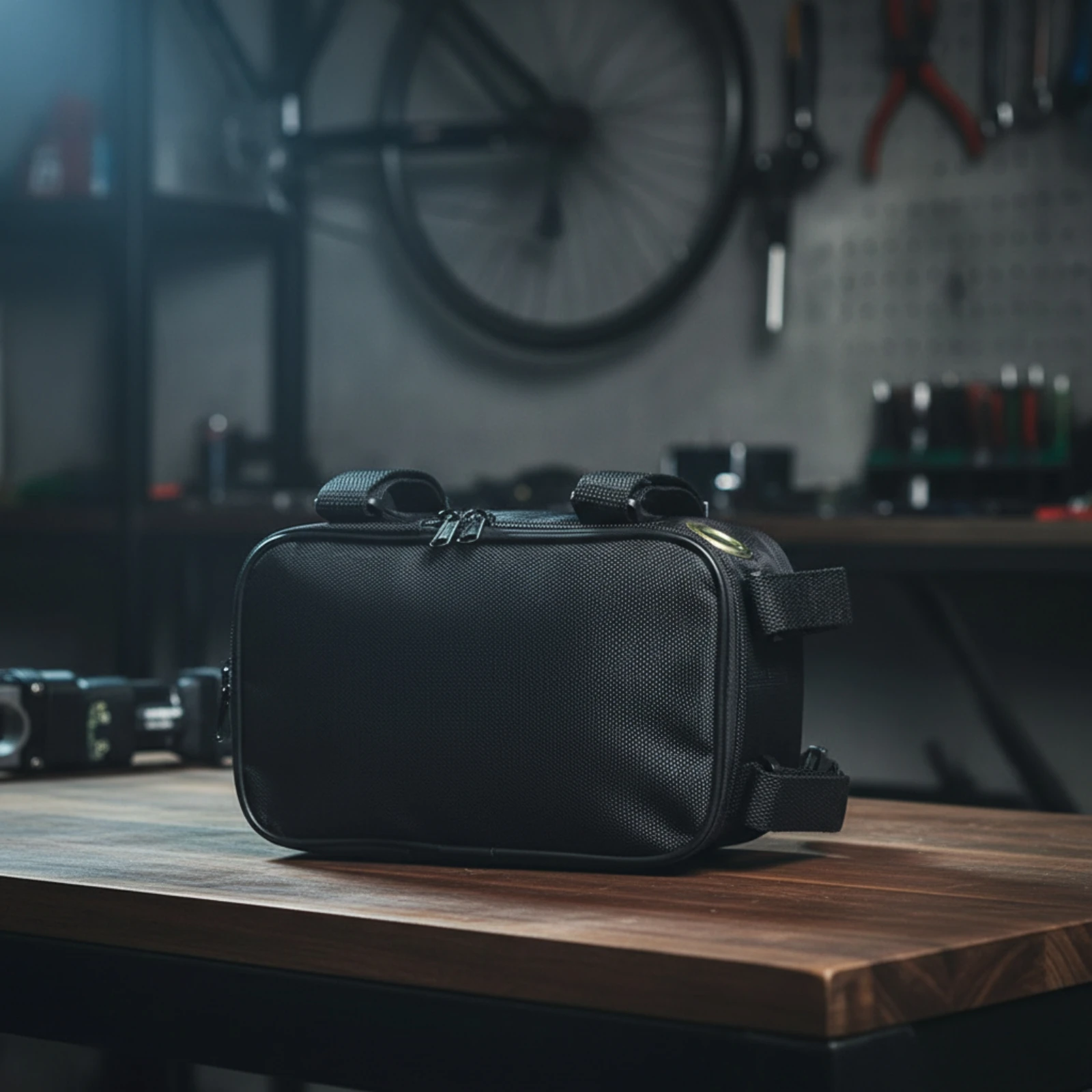 Battery Bag with Grommet Soft-Sided Electric Bike Battery Bag Easy to Install Abrasion-Resistant for Commuters