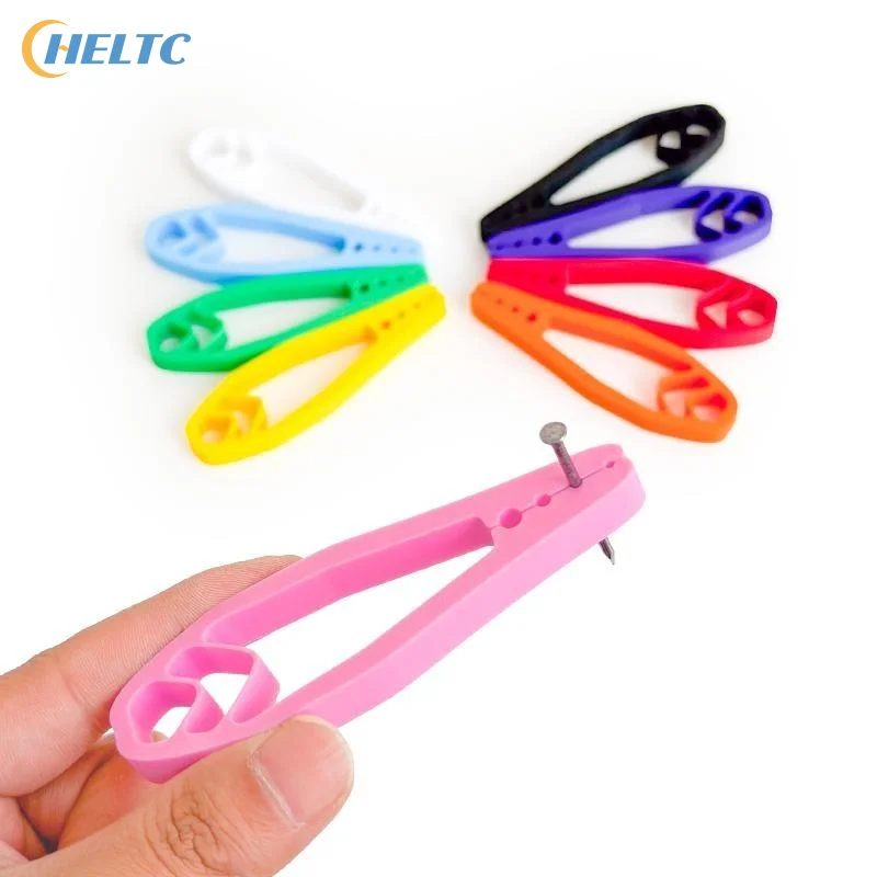 Plastic Nail Holder Tool Anti-smashing Finger Portable Hammer Nail Holder Pliers Durable Tool Auxiliary Pliers