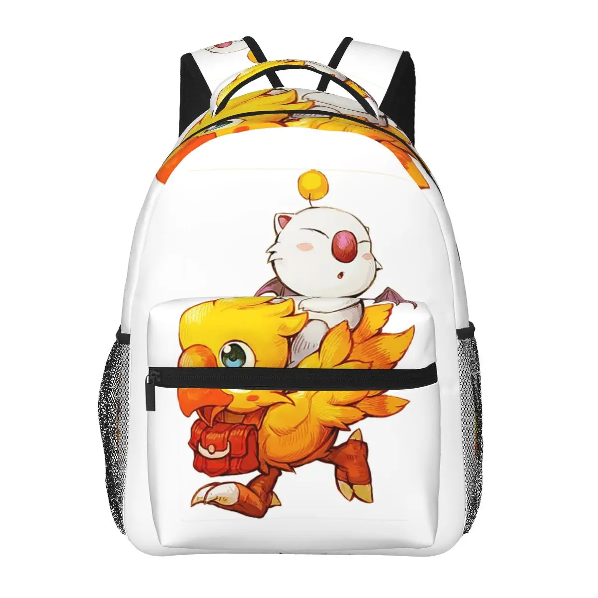 

Chocobo And Moogle Final Fantasy Backpack Hot Sale Daypack Large Capacity Kids BookBag School Bag Shoulder Bags for Men Women