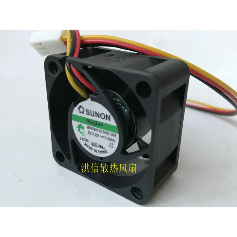 New CPU Cooler Fan for SUNON MB40201V2-0000-G99 DC 12V 0.6W Silent Cooling Fan