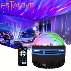 New Star Projector Aurora LED USB Night Lights Lighting Remote Control Ocean Wave Northern Light for Bedroom Party KTV