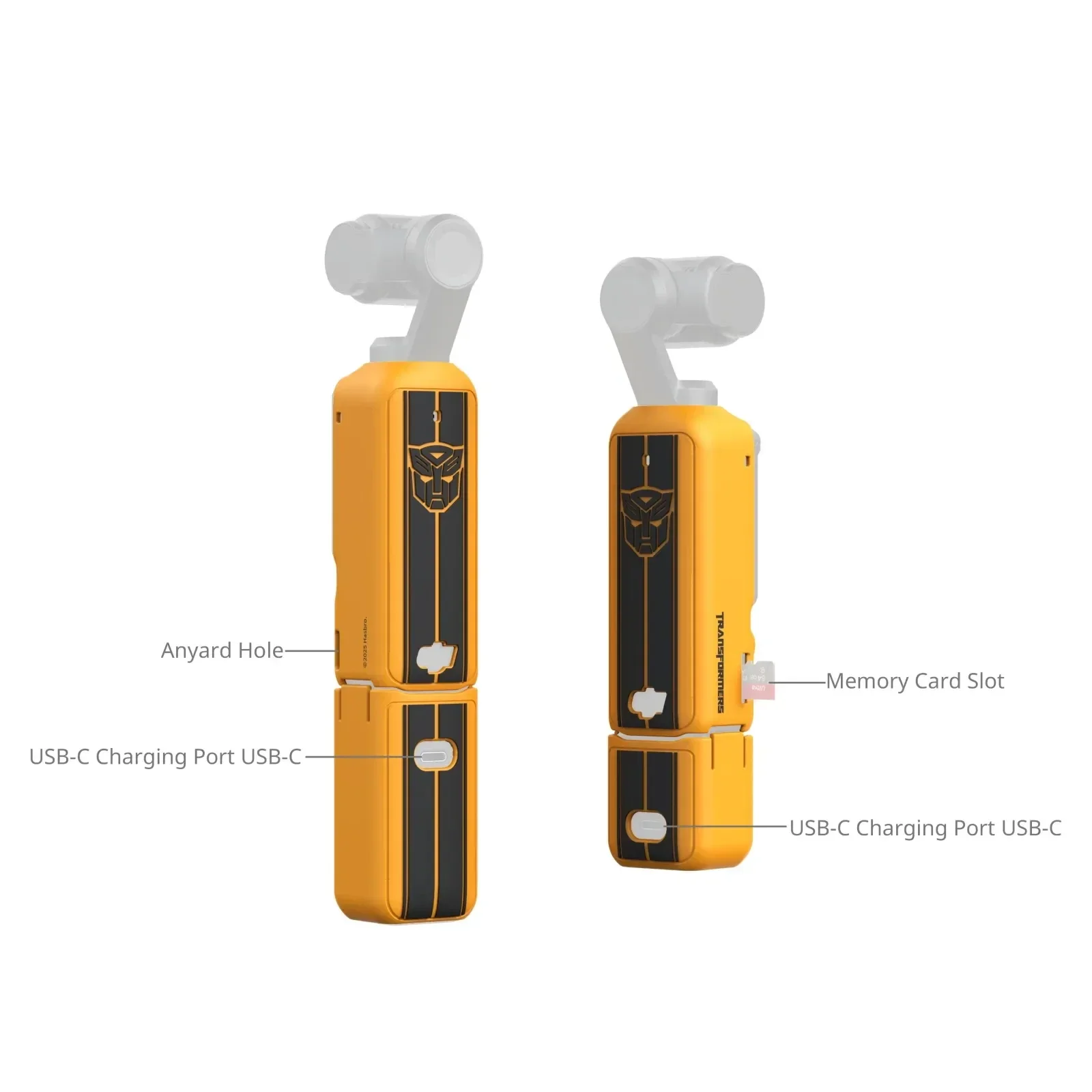 Smallrig Silicone Case Kit for DJI Osmo Pocket 3 (BumbleBee Edition) Protector Sleeve for Pocket3 Case Camera Shell Accessories
