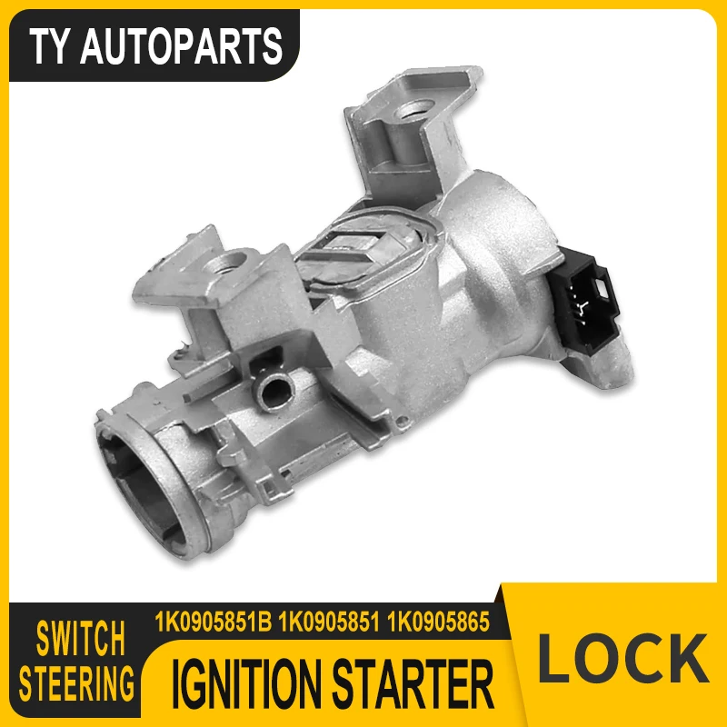 OEM Ignition Starter Switch Steering Lock For VW Golf 5 MK5 6 MK6 Caddy EOS Tiguan Touran Seat Leon Toledo Altea A3 1K0905851B