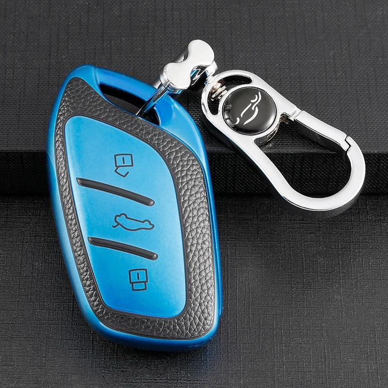 For Saic MG ZS EV MG6 EZS HS EHS 2019 2020 Roewe RX5 I6 I5 RX3 RX8 ERX5 MG5 3 Button TPU Car Remote Key Case Cover Key Shell Fob
