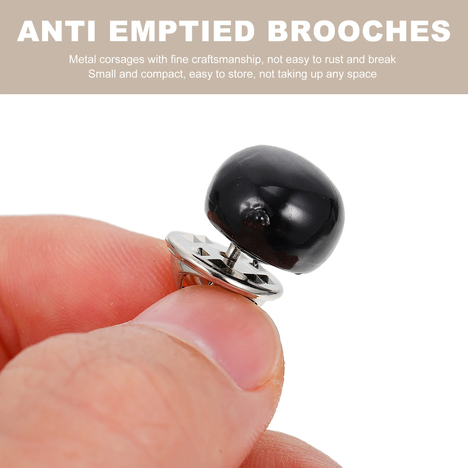 

10pcs Invisible Snap Buttons Faux Pearl Corsages Anti Brooches Collar Cardigan Skirt Safety Decorations Compact Metal