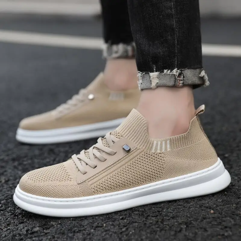 

Breathable Mesh Soft Sole Non Slip Sneaker Men Summer 2026 Comfort Thick Bottom Slip On Sports Shoes Plus Size Casual Sandals