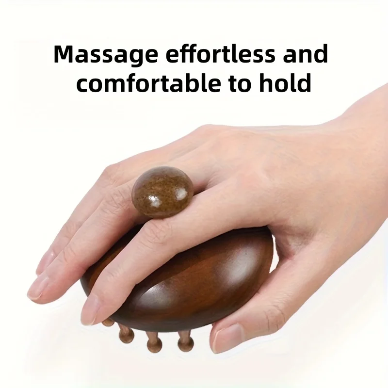 Manual Disc Massager - Rounded Teeth, Does Not Hurt the Scalp or Pull Hair, Features Multiple Massage Heads, Can Effectively Stimulate Acupuncture Points, Relieve Muscle Fatigue, Compact and Portable, Can Be Used Anytime, Anywhere - Suitable for Massaging Multiple Areas Such as the Head, Neck, Shoulders, Meeting Different Massage Needs for Various Body Parts, Perfect Christmas Gift, Acupressure Massage, Handheld Device, Non-Slip Grip, for Office Workers