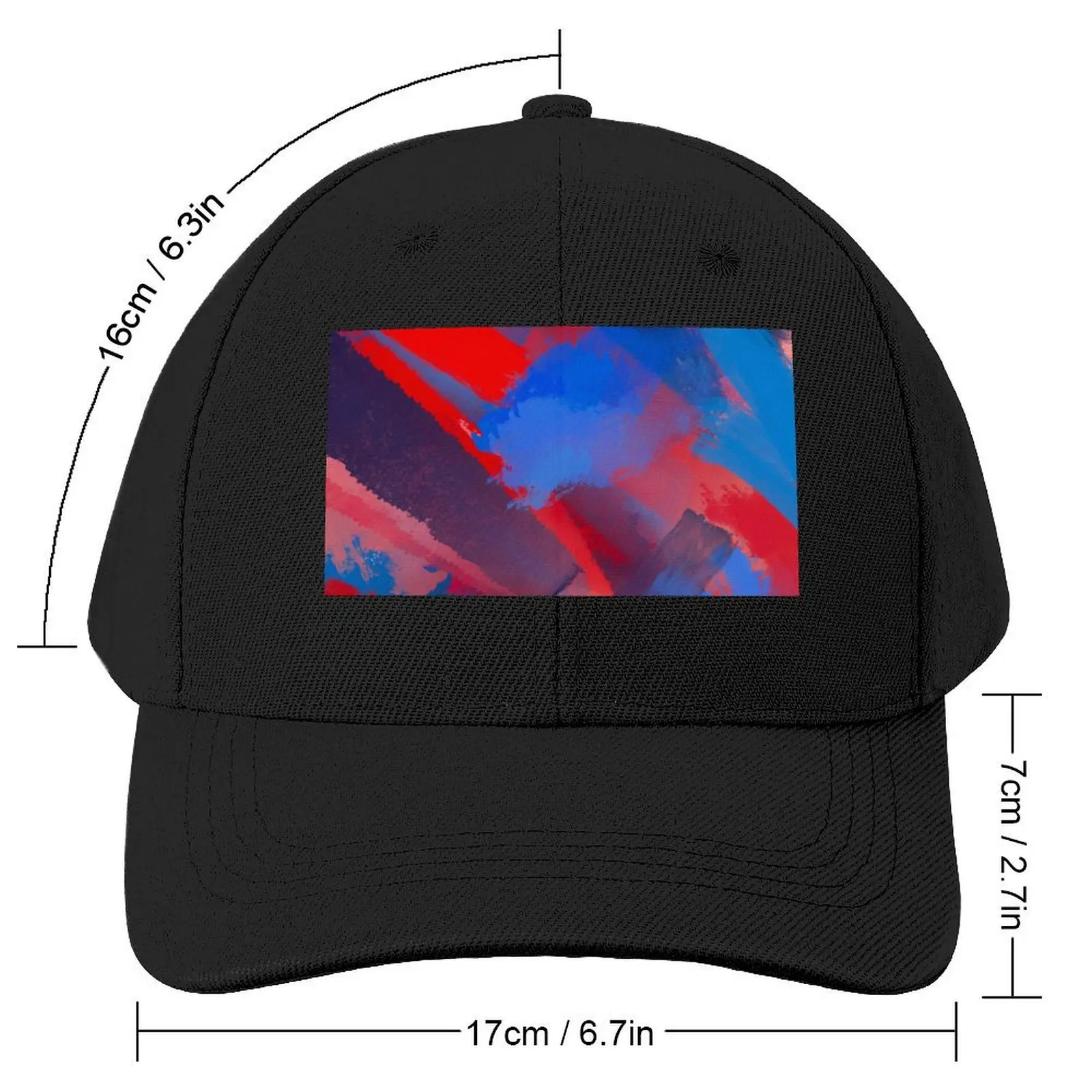 Chaos abstract art Baseball Cap Trucker Cap Luxury Hat summer hat Caps Male Women's