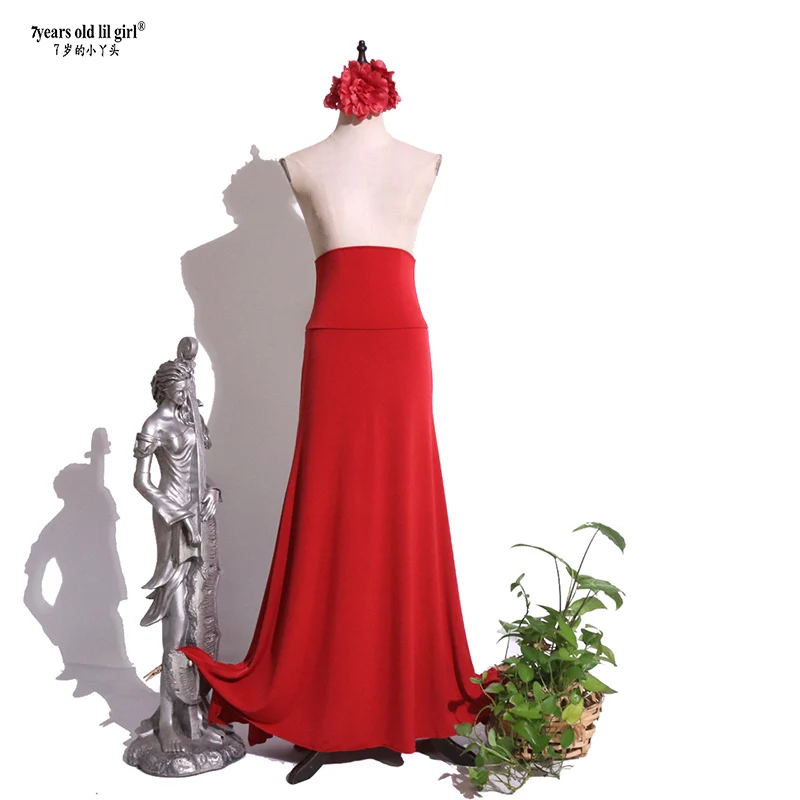 Traje de Flamenco Here Falda de Nakon Mujer Chica Gyspy Salón de Baile Festival Natura Ropa Debaile AdvocoresESS23