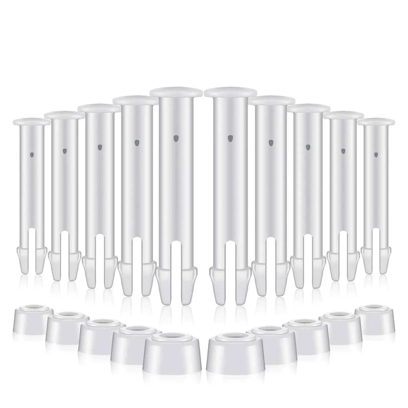 Pool Joint Pins White PVC Durable Connectors with Seal for Frame Pool 366x122 and 457x122 Compatible 28270 28272