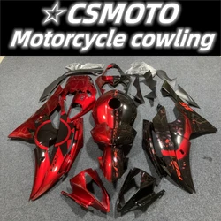 The new ABS fairing fits the motorcycle Yamaha R6 2008 2009 2010 2011 2012 2013 2014 2015 2016 fairing body set in black and red