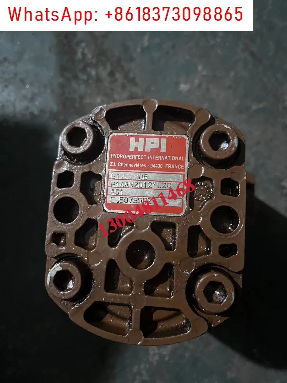 Pompe à huile hydraulique pompe à engrenages HPI P1AAN2012YL20 accessoires hydrauliques
