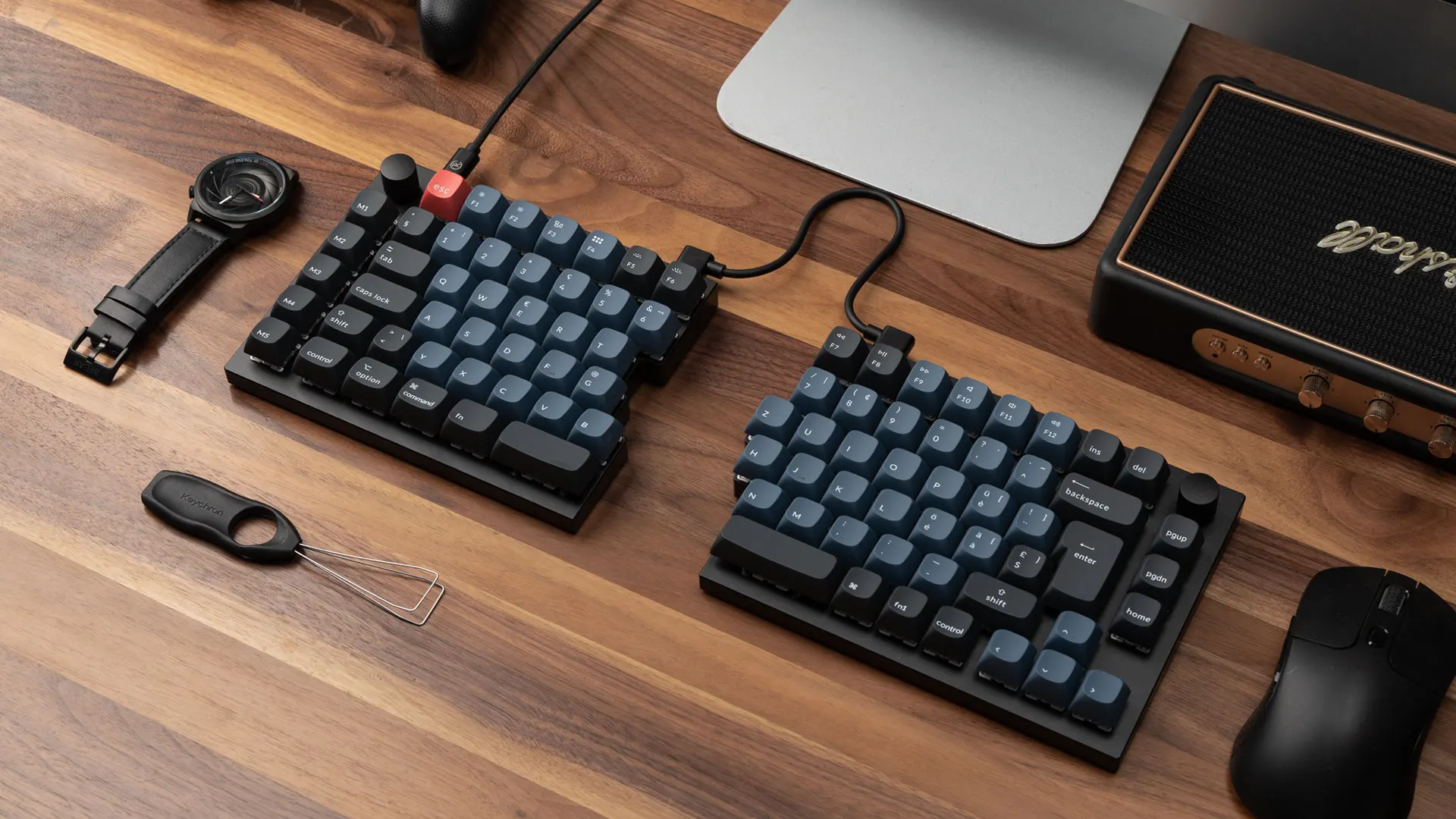 Keychron Q11 QMK ISO Layout Collection Knob Split Design Custom
