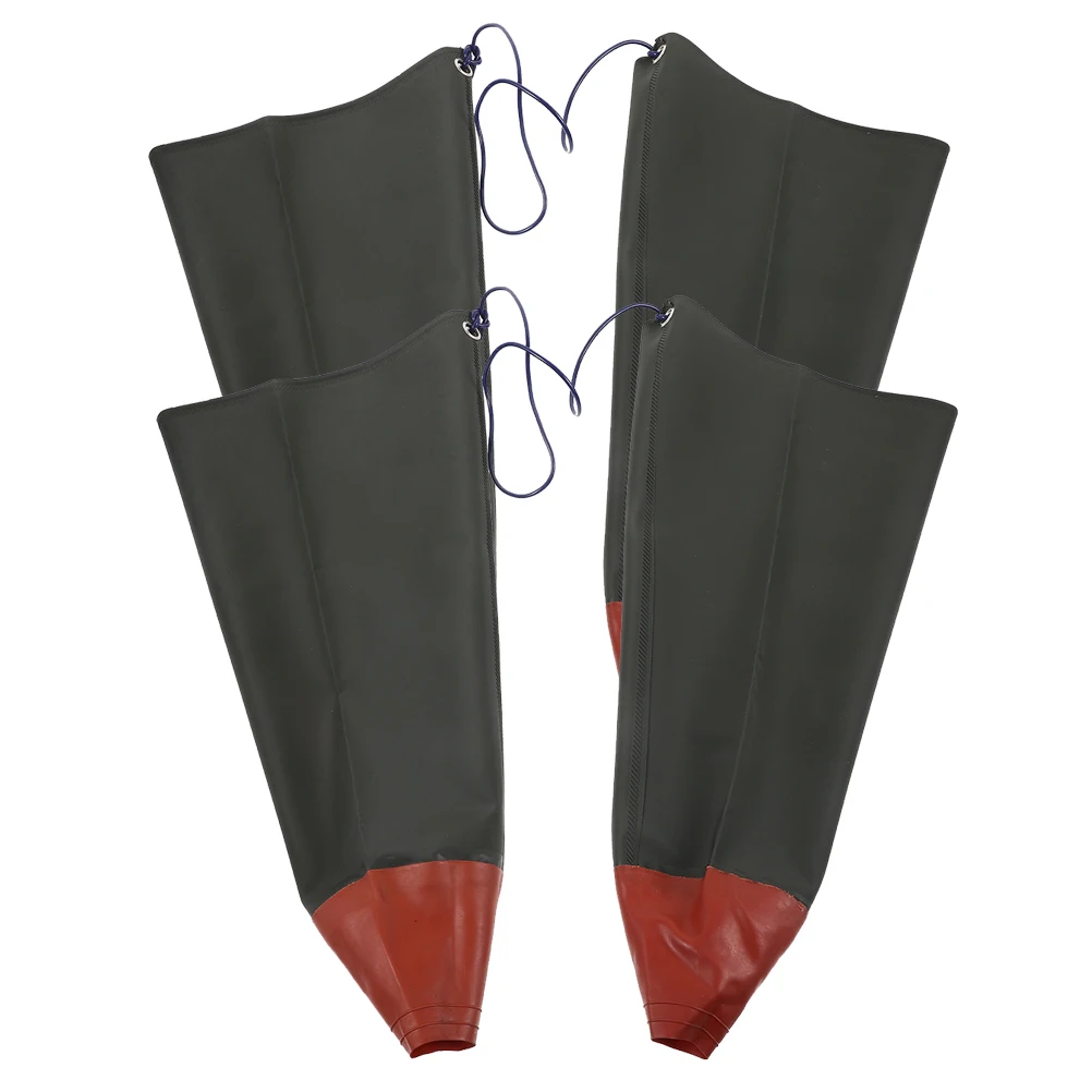 

2 Pairs Waterproof Arm Oversleeves Long Rubber Gloves Elbow Length For Kitchen Household Tasks