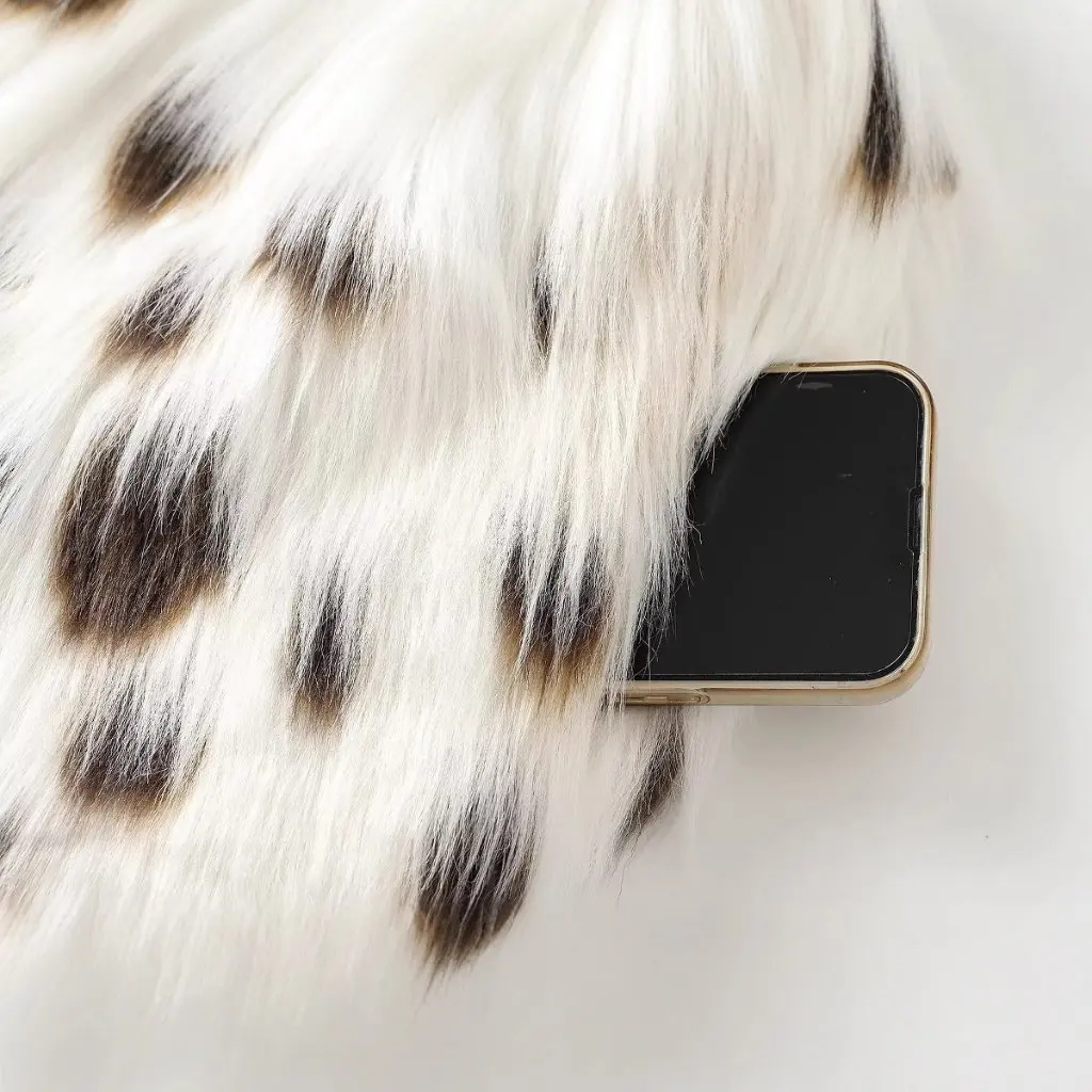 

Fashion European American Animal Print Artificial Fur Vest Women's Top E-commerce Wholesale