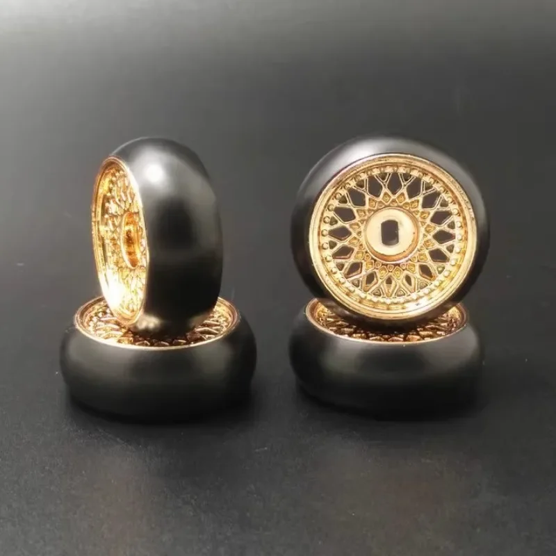 4 Uds. Rueda lisa de deriva de 24mm para WLtoys 1/28 K999 K969 K979 K989 P929 P939 mini-z-d-q Kyosho actualización RC accesorios de piezas de coche