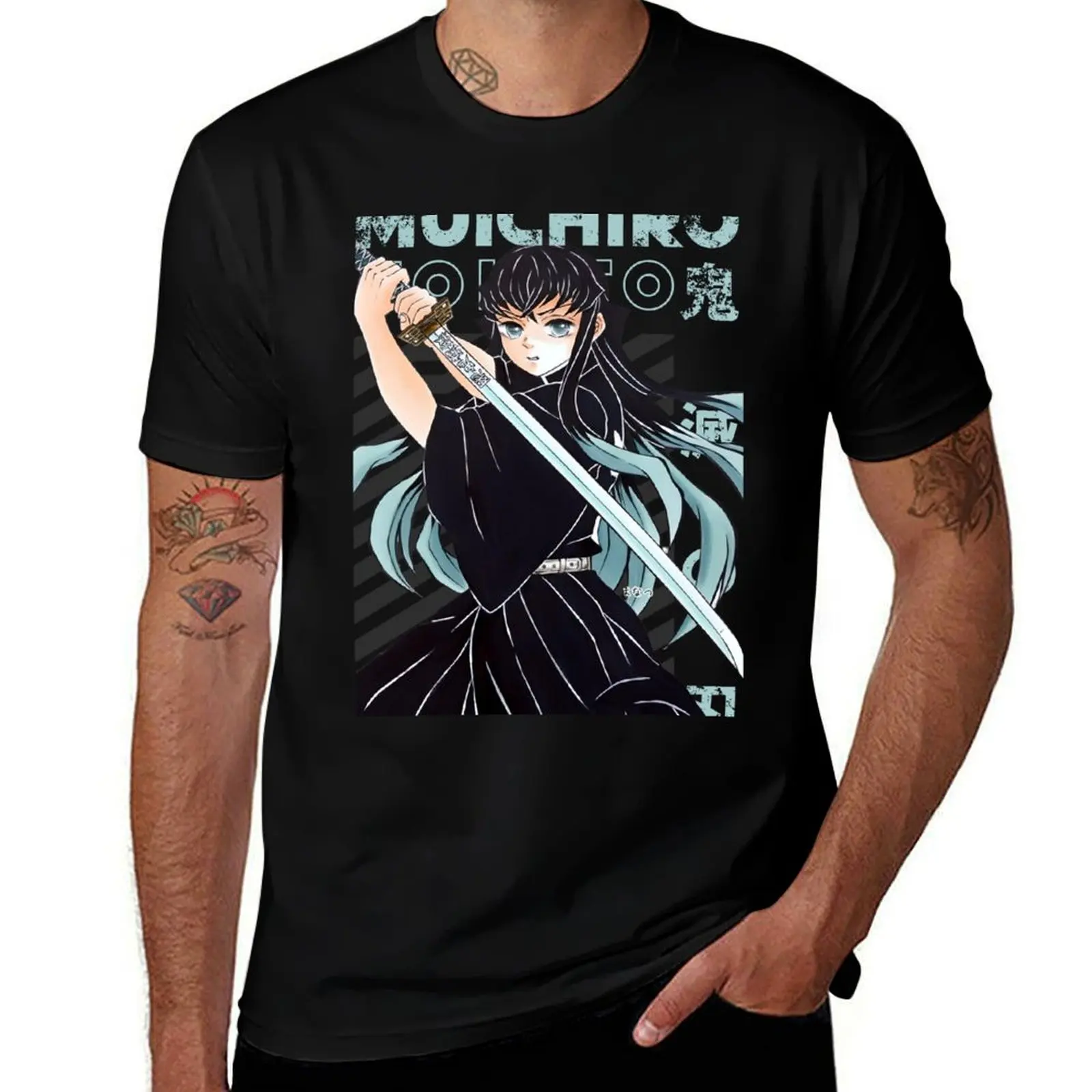 

Muichiro Tokito Demon Slayer T-Shirt funny t shirts cotton t shirts for man graphic vintage T-Shirt