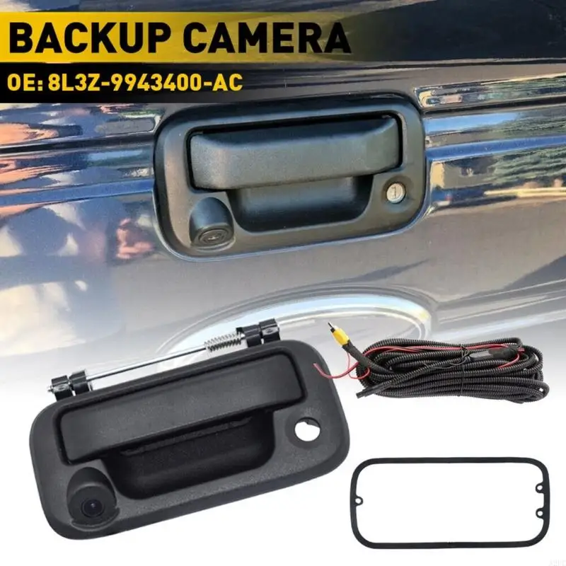 

A2UC Waterproof Boot Lid Tailgate Trunk Rear Handle Tail Backup Gate Rearview Camera for F150 F-350 8L3Z9943400AC
