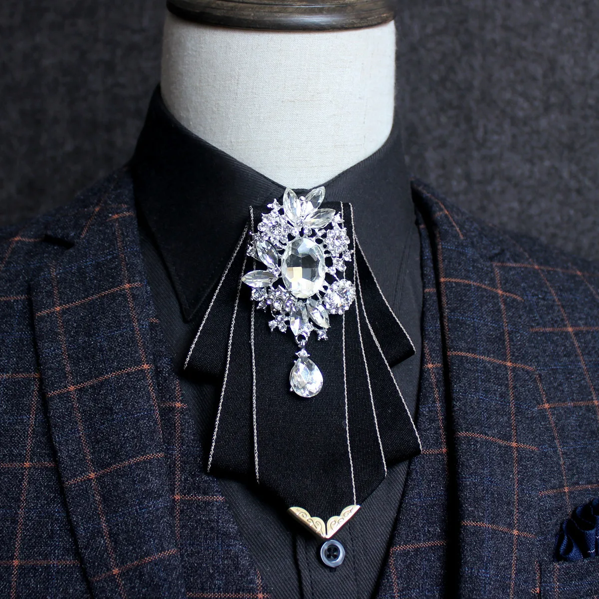 Luxury Wedding Elegant Necktie - Mens Fashion Dress Shirts ulasan dan harga