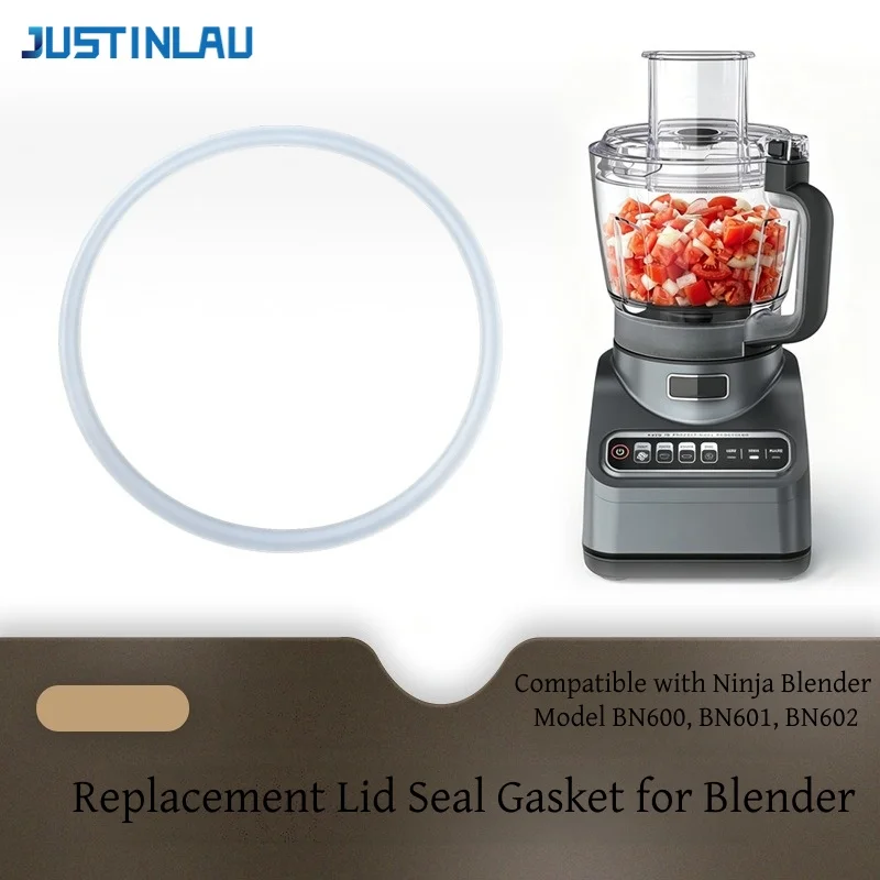 JUSTINLAU Replacement Silicone Lid Seal Gasket for Ninja Blender BN600/ BN601/BN602 Food Processer Leakage Sealing Accessories