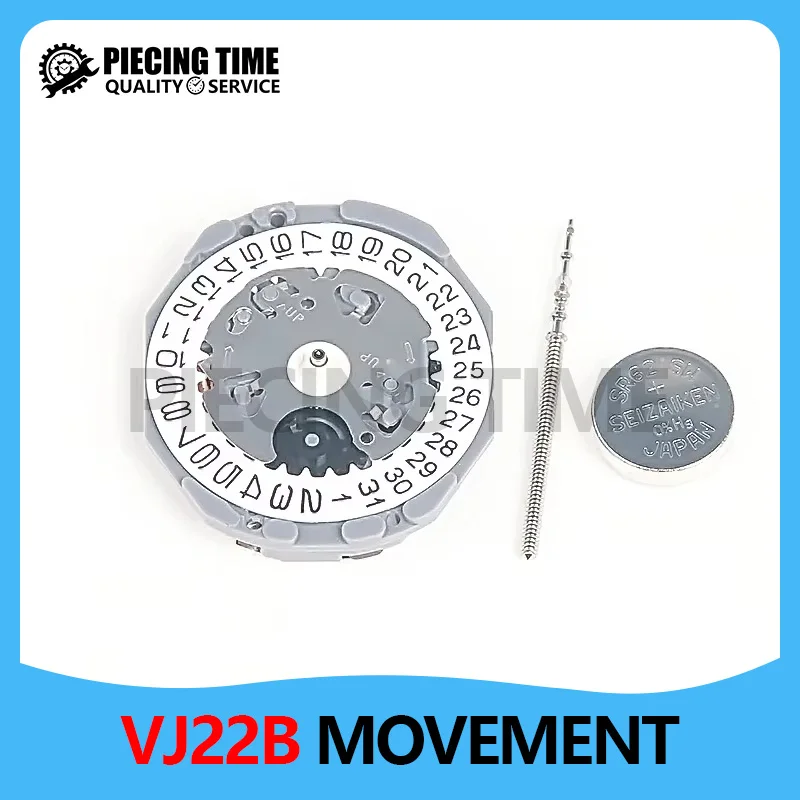 Watch Parts Single Calendar Watch Movement Watch Parts Clothing Department Vj22b Movement New Vj22 Date 3/6 Quartz Movement