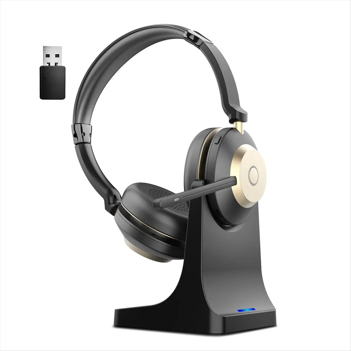 【▶♦△POPULAR PICK】 Double-Sided Head Mounted Noise Cancelling Bluetooth Wireless Communication BT882C Replace Microphone Pole