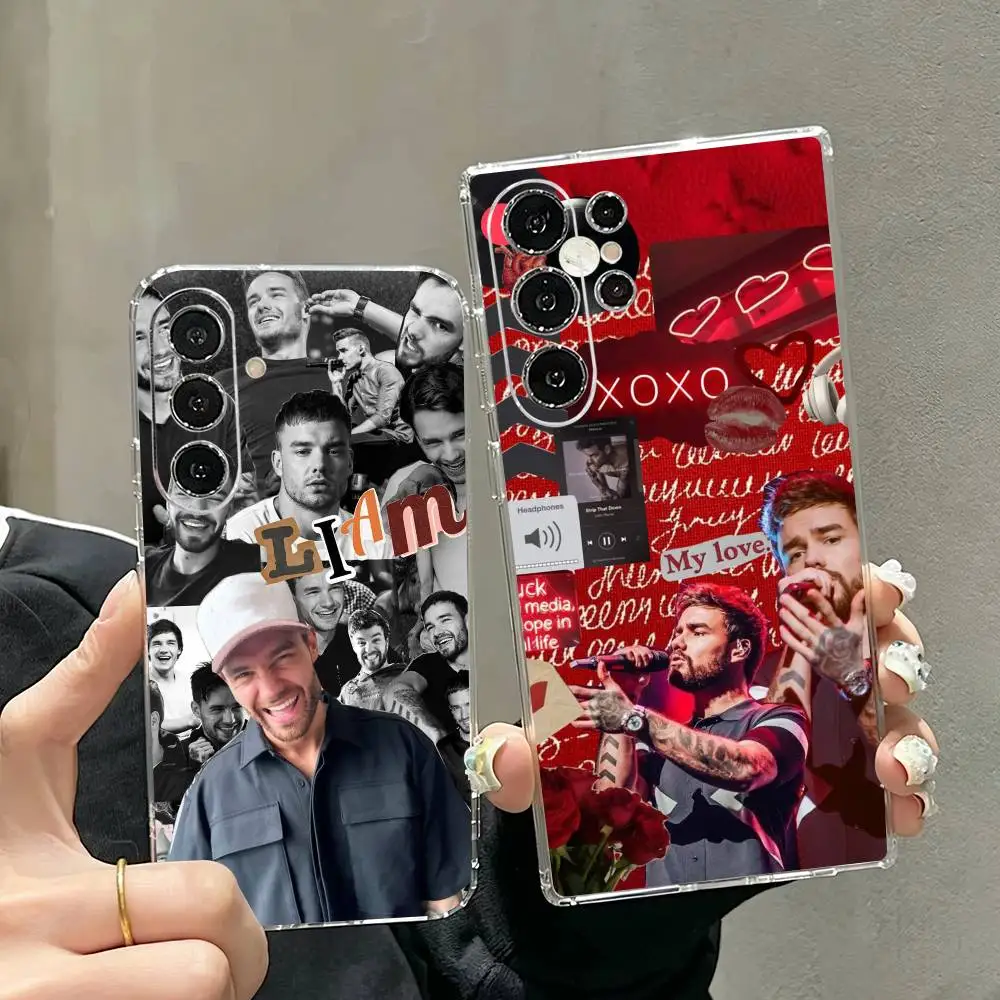 Luxury L-Liam P-Payne Singer  Phone Case For Samsung S25,S24,S21,S22,S23,S30,Ultra,S20,Plus,Fe Transparent Cover