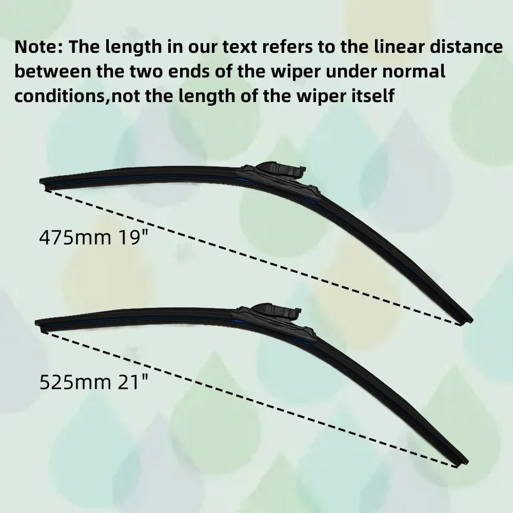 Wiper blades for Seat Cordoba 2006-2009, VW POLO 2005-2009  21