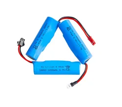 SM/JST/XH2.54 plug 3.7V 1200mAh 18650 Li-ion Battery/USB For R/C Stunt Dump Car/RC Twist- Desert Cars R/C Climbing cars RC boats