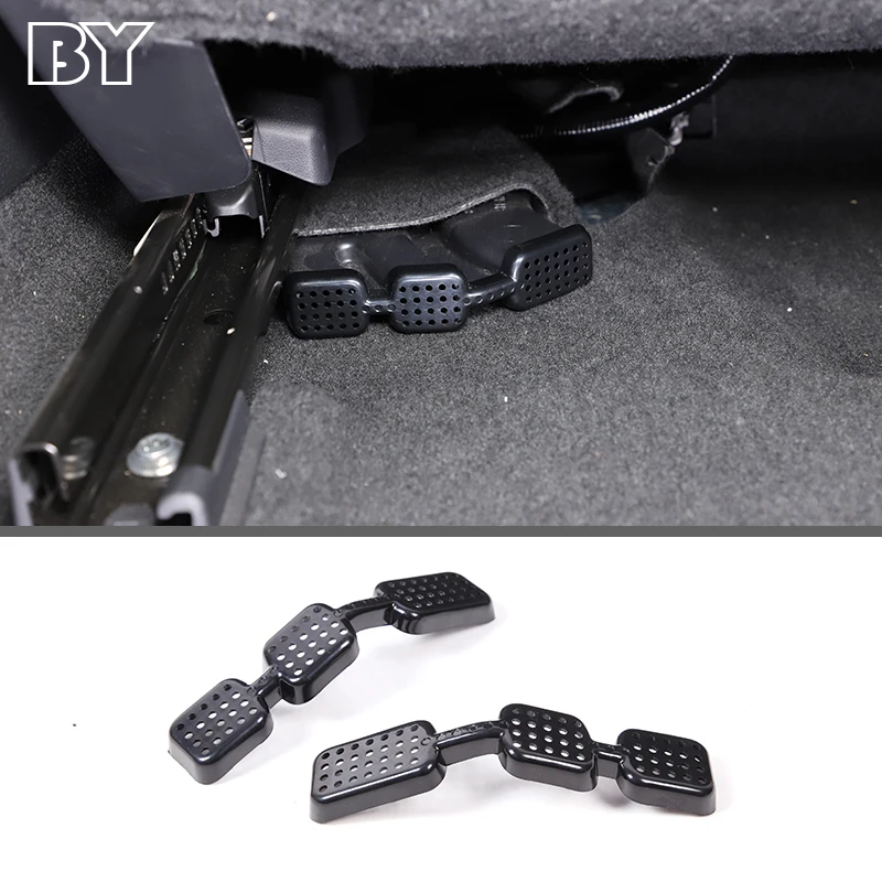 2pcs Car Air Outlet Cover For Toyota Tundra 2022-2023 Under Seat Air Vent Anti-blocking Dust Cover Accessories