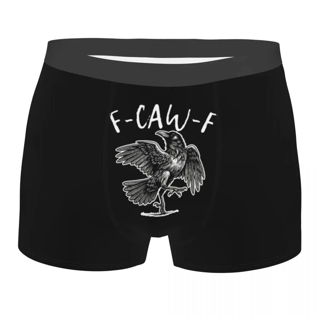 

Пользовательские F Caw F Black Crow Black Bird Боксеры Шорты Мужские трусы Нижнее белье Крутые трусы