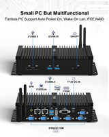 HYSTOU 6 RS232 485 COM Fanless Industrial Mini PC Core i7 8550U i5 8250U HDMI VGA  Linux Windows10 Desktop Computer