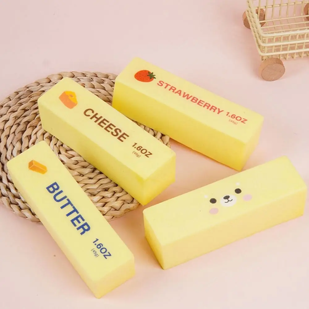 Realistic Butter Squishy Soft Texture Stretchy Butter Stick Squeezing Comfortable Funny Realistic Butter Sticks
