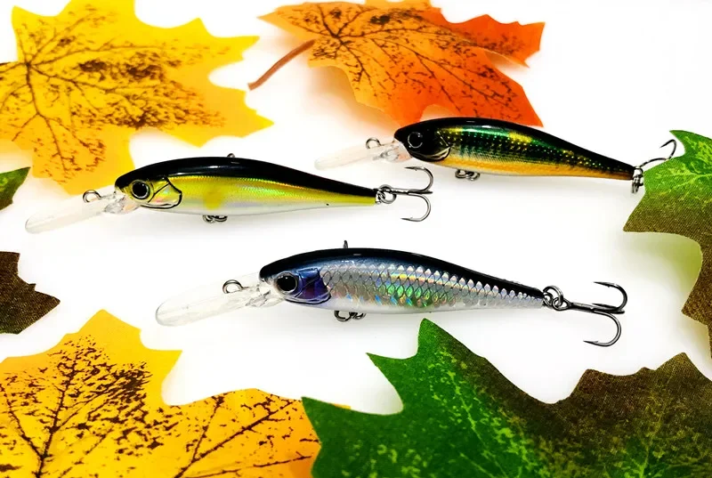 Langlippen-Minnow-Wobbler-Köder 6cm 4,7g Angelköder Tief Tauchender Sinkender Jerkbait Swimbait Künstlicher Harter Köder für Forelle und Barsch – Detail 13