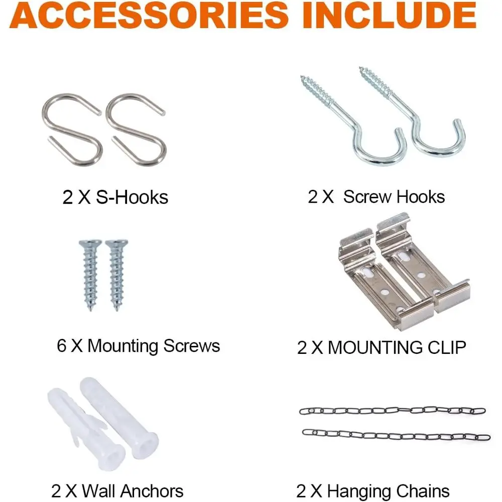 48W 4FT 6-Pack LED Utility Light Fixture, 3 CCT Adjustable, Linkable & Mountable, Pull Chain Included for Workshops and Garages