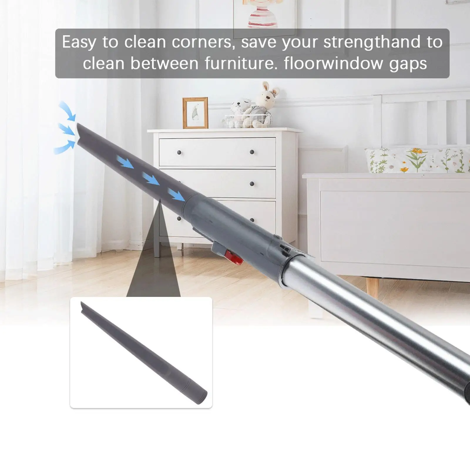 22FFJ Vacuum Crevice Nozzle +Dust Brush for Shark NV352 NV357