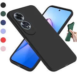 Flexible Liquid Silicone TPU Case For OPPO A60 A40 A40M A80 A79 5G A98 A78 A58 A38 A18 A3 Pro Protective Cover Fundas Coque Capa