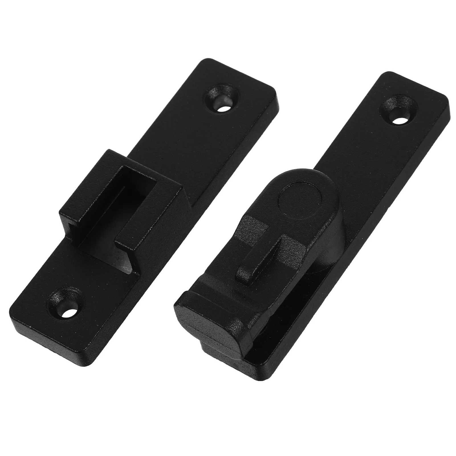 

Luminous Stainless Steel No-Punch Door Lock 180 Degree Bolt Latch Heavy Duty Sliding Barn Door Security Locks for Gates