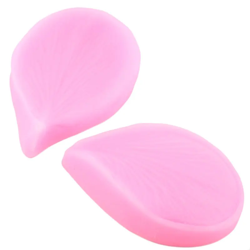 Flower Petals Silicone Mold Plumeria Cupcake Topper Fondant Molds DIY Cake Decorating Tools Candy Polymer Clay Chocolate Moulds